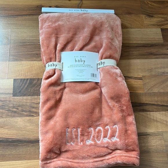 Rae Dunn Other - NWT Rae Dunn Soft Plush Baby Blanket EST. 2022